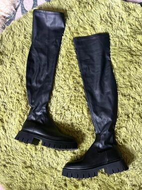 Thigh-high Zara Chunky Sole Boots